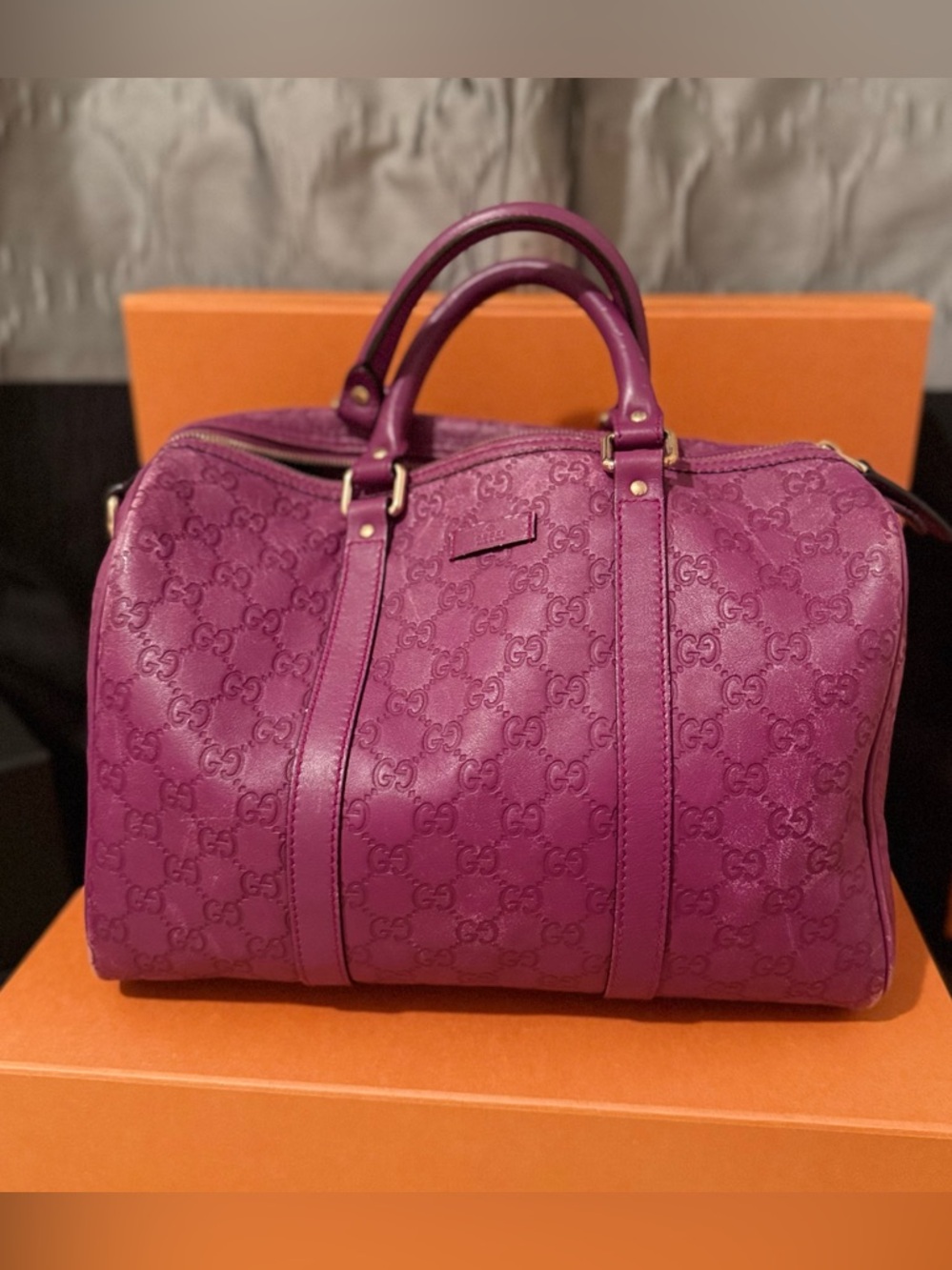 Gucci Medium Guccissima Joy Top Handled Handbag